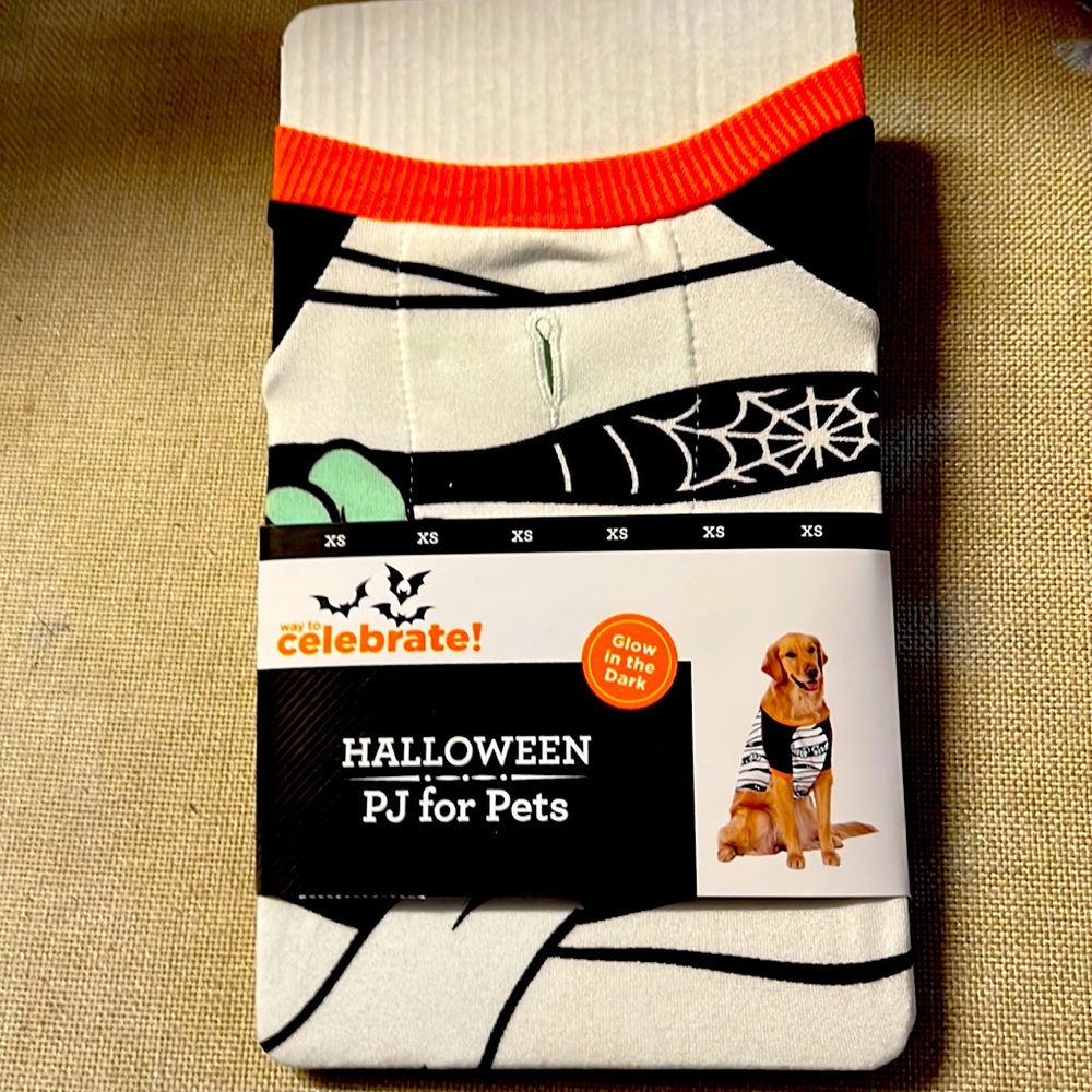 New Halloween Pj for the Pets XS NWT
